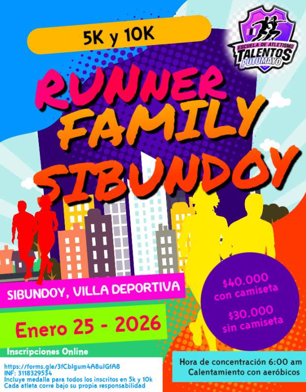 Runners Family Sibundoy 2026 01