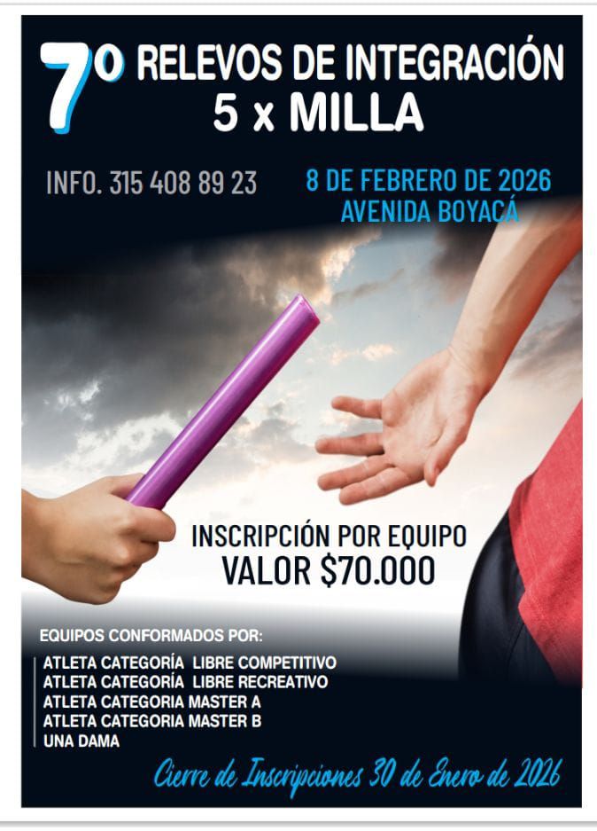 7 Relevos de Integración 5 x Milla 2026